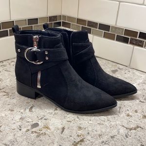 Nine West suede booties